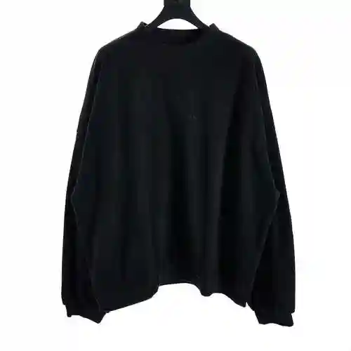 BLCG/Balenciaga Double Ring Fleece Round Neck Sweater