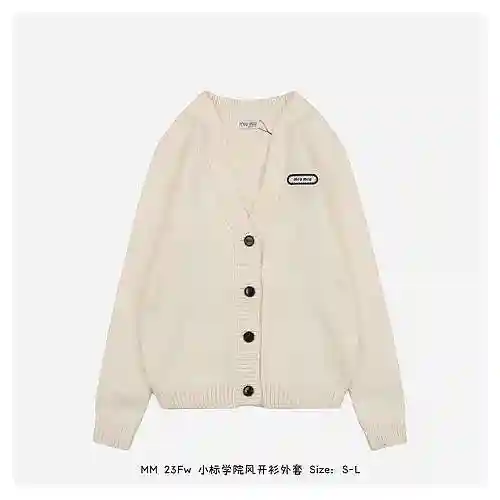 MM 23Fw Junior College Style Cardigan Coat