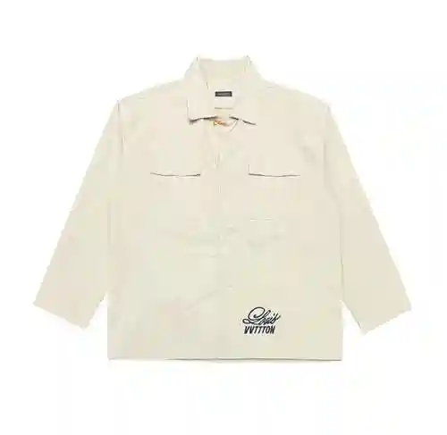 LV/Louis Vuitton 23ss double pocket embroidered casual work jacket jacket jacket