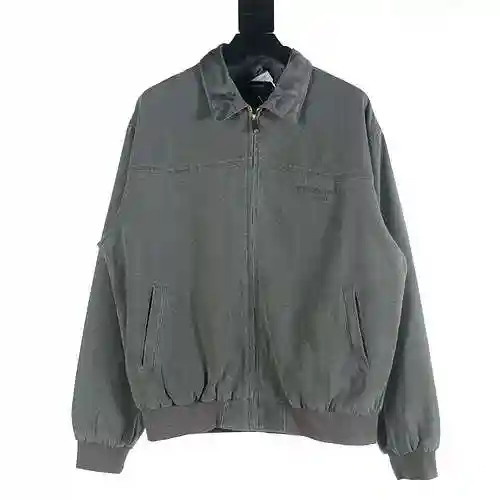 REPRE * SENT Letter Embroidery Wash Old Workwear Jacket Coat