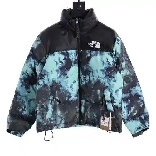 TNF North Printed Tie Dyed Down Coat