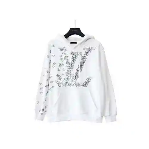 LV 23SS Small Aircraft Logo Hoodie