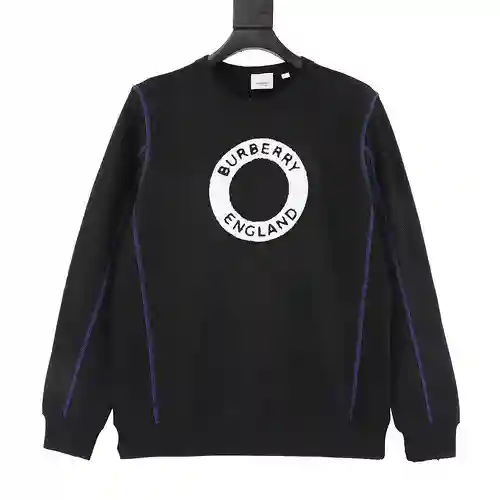 BBR circle terry embroidered crew neck sweatshirt