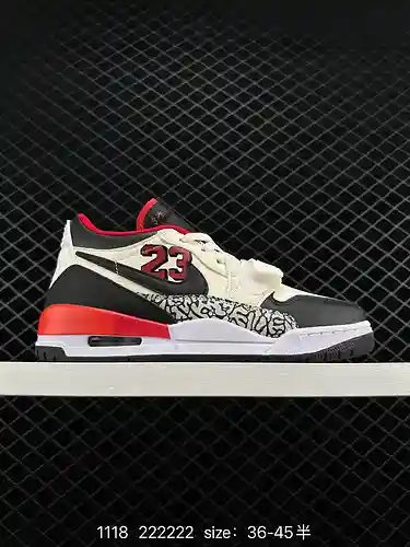Auténtico Nike Air Jordan Legacy 32 Low "White/Pine Green" La versión híbrida tres en uno 