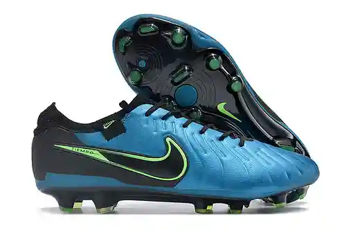Llegada) Los nuevos y legendarios zapatos de fútbol FG totalmente tejidos de décima generación de Ni