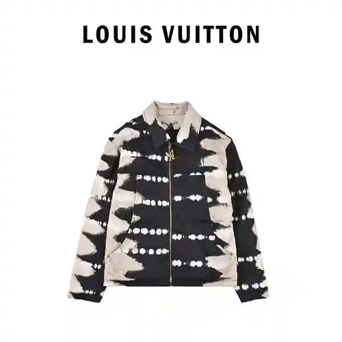 Chaqueta gruesa de algodón teñido anudado LV/Louis Vuitton