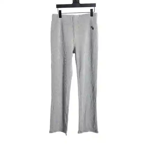 CH/Cro Heart waffle embroidered trousers