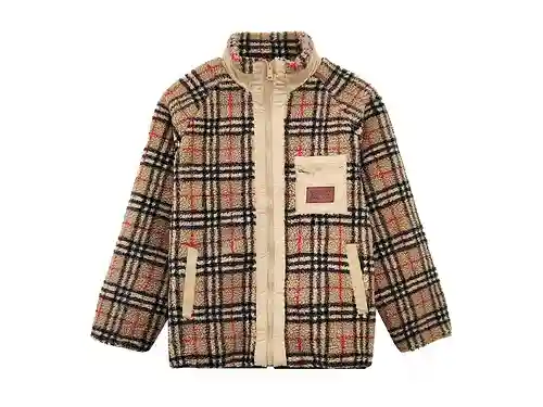 Chaqueta clásica de algodón y lana de cordero a cuadros BBR/Burberry