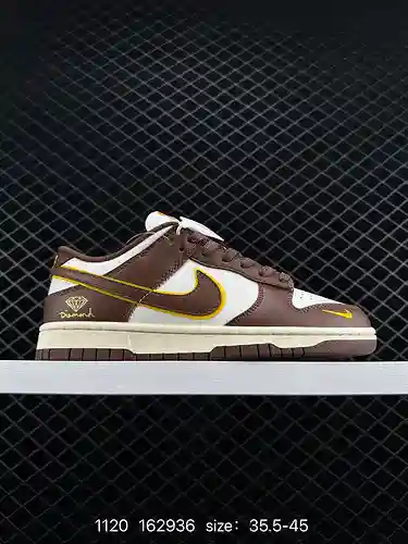 8 cordones con cordón deconstruidos de marca compartida con diamantes Nike SB Dunk Low. Producido ex
