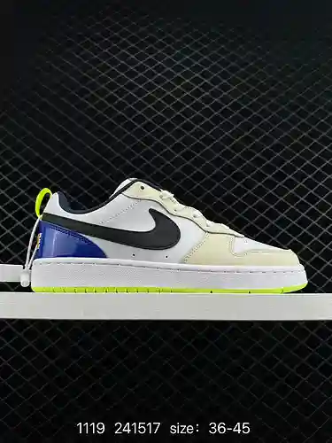 8 Nike Court Borough Low 2 FP zapatillas bajas, versátiles, transpirables e informales con un diseño