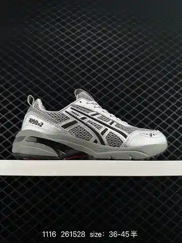 4 La serie ASICS Tiger GEL-9V2 utiliza cuero espacial ecológico, material superior de tela transpira