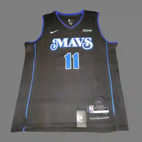 Mavericks No. 11 Kyrie Irving Camiseta azul oscuro edición urbana de la temporada 24