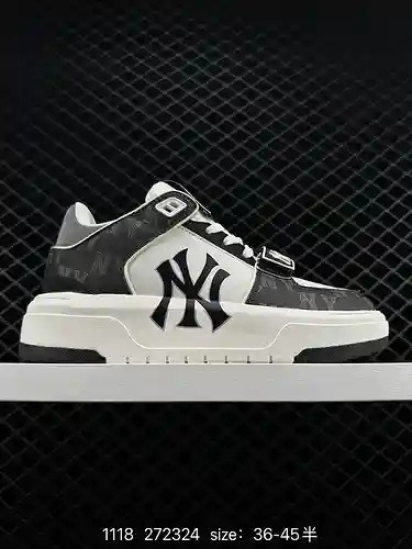 2 MLB Chunky Liner MID Producto único popular Serie de zapatos para personas mayores Suela gruesa au