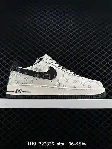 3 Nike Air Force nuevo color a juego Air Force low-top LV #original último cartón original Crea una 