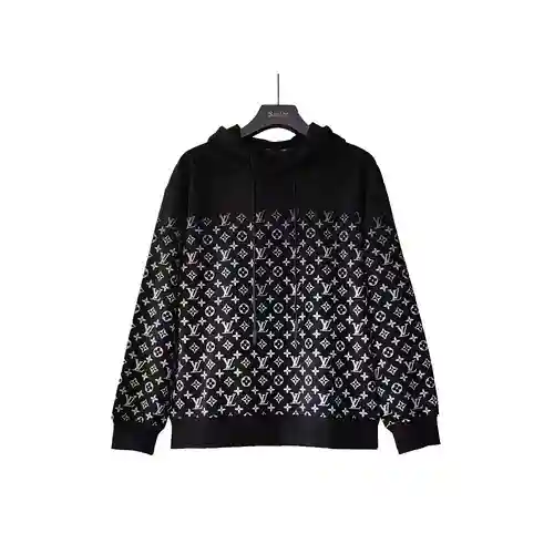 Sudadera clásica con capucha y estampado degradado integral LV/Louis Vuitton 23