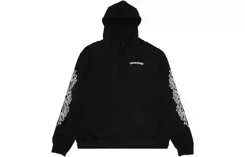 CH/Cro Xin Sanskrit sword printed hooded sweatshirt, same style for men and women