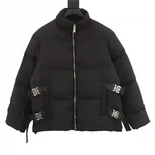 Chaqueta acolchada con hebilla GVC 23FW 4G