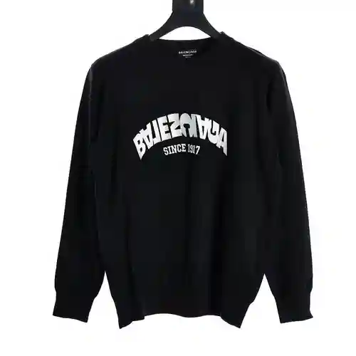 Jersey de punto con letras bordadas en el revés de BBR/Burberry