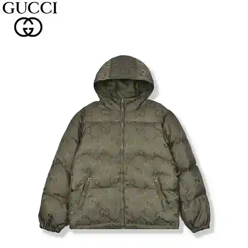 Gu*cci 22FW dark pattern jacquard down jacket