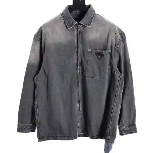PRD 23FW denim zippered denim jacket
