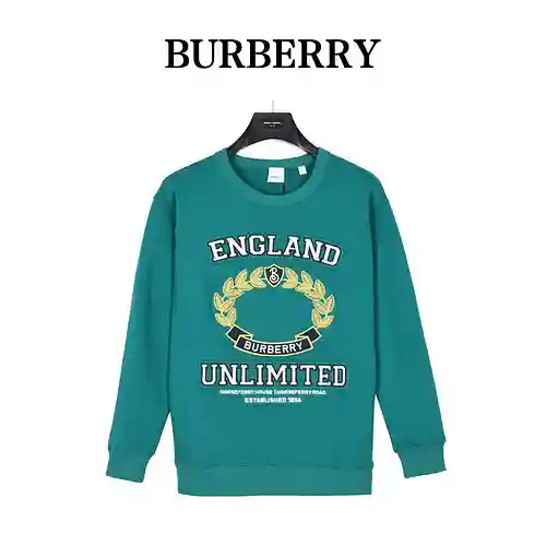 Sudadera con estampado preppy de hoja de roble BBR