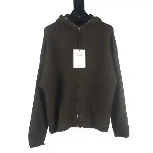OUR LEGACYL Chaqueta tipo cárdigan de mohair con cremallera