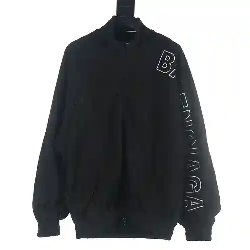 Balenciaga BLCG 23FW chaqueta con cuello alto y mangas al hombro
