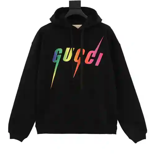 G Home Lightning Print Hooded Sweatshirt