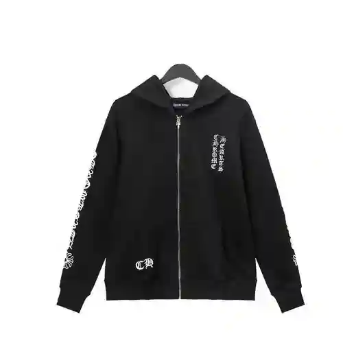 Chaqueta tipo cárdigan sánscrito bordada CH/Cro Xin con cremallera, mismo estilo para hombres y muje
