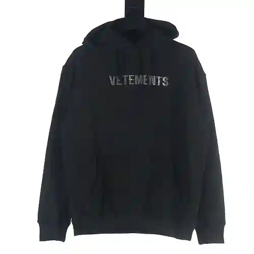 VETE*MENTS/Vite Meng 23FW hot diamond letters hooded sweatshirt