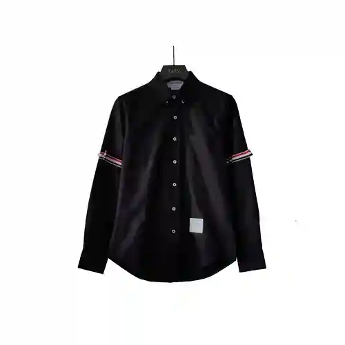 TB/Tom Brown camisa de manga larga con diseño web de una sola manga