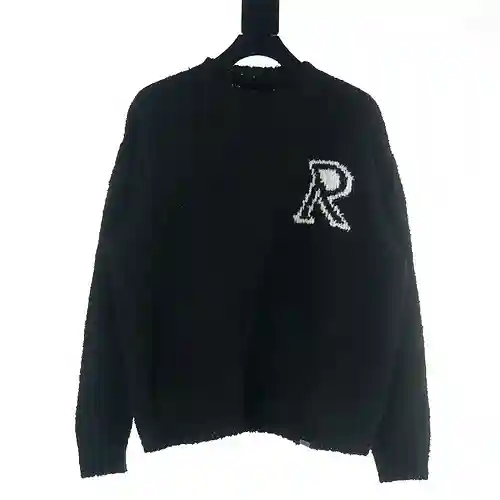 Repre*sent suéter con cuello redondo y jacquard Big R