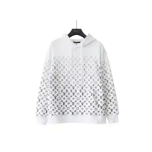 Sudadera clásica con capucha y estampado degradado integral LV/Louis Vuitton 23