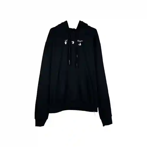 O*FF-W*HITE Dissolved Arrow Print Hooded Sweatshirt, Unisex