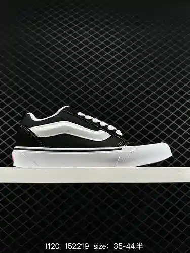 9. Vans Knu-Skool Knu-Skool Zapatillas deportivas informales vulcanizadas retro de caña baja de la s
