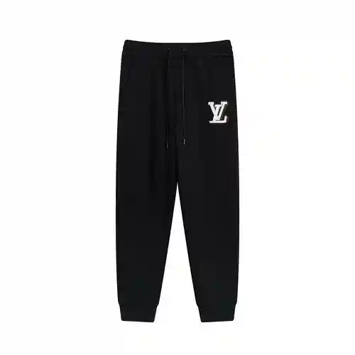 LV 23 pantalones deportivos de lana informales de nuevo estilo de otoño e invierno con etiqueta de c