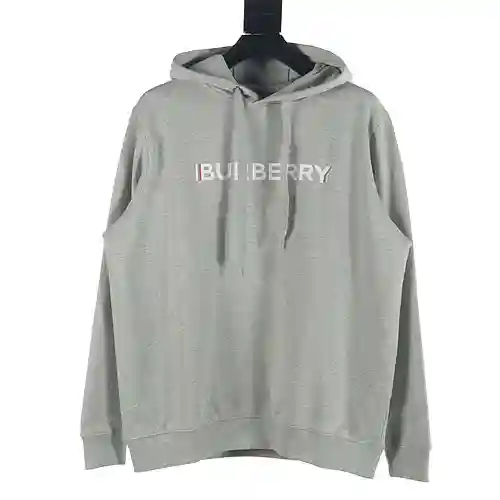 Burberry BBR 23Fw ghost letter print hooded sweatshirt
