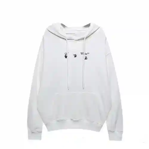 O*FF-W*HITE Dissolved Arrow Print Hooded Sweatshirt, Unisex