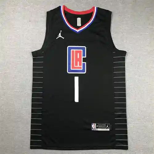 24a temporada Clippers No. 1 James Harden Black