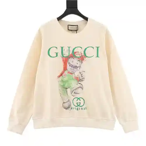 G Home Mario printed round neck sweatshirt