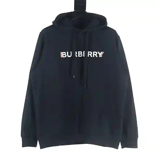 Burberry BBR 23Fw ghost letter print hooded sweatshirt