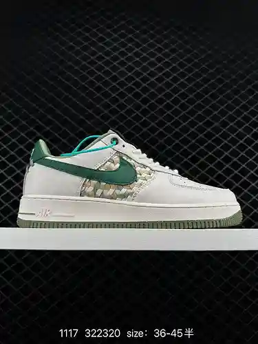 Nike Air Force Low Air Force 1 zapatillas deportivas informales, versátiles y de caña baja. La combi