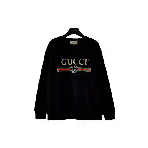 Sudadera con cuello redondo y logo clásico de Gu*cci/Gucci estampado