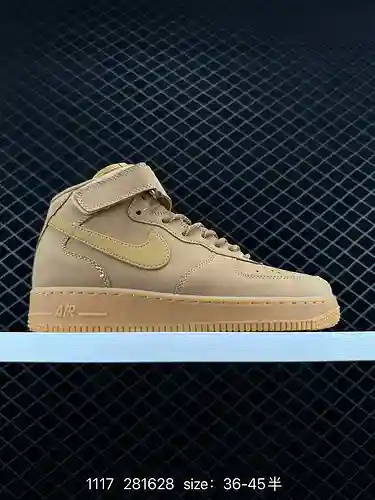 4 Nike Air Force Low Air Force One zapatillas deportivas informales, versátiles y de caña media. La 