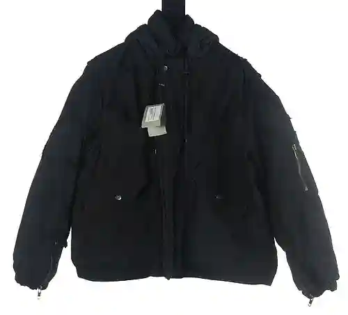 Balenciaga BLCG 22FW Heavy Industry Damaged Cotton Jacket