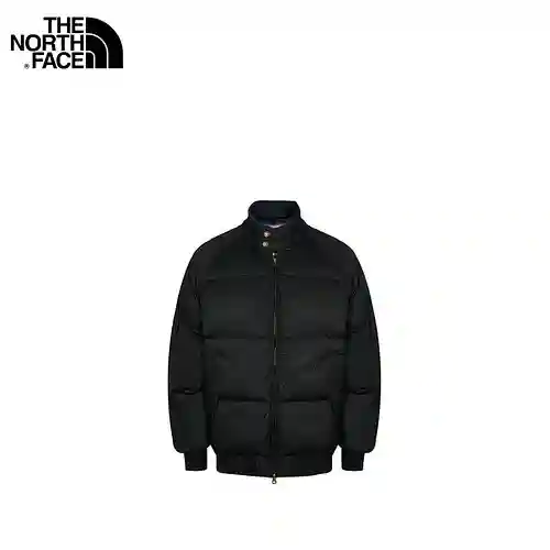 TNF/North Face 22FW white duck down stand collar embroidered down jacket