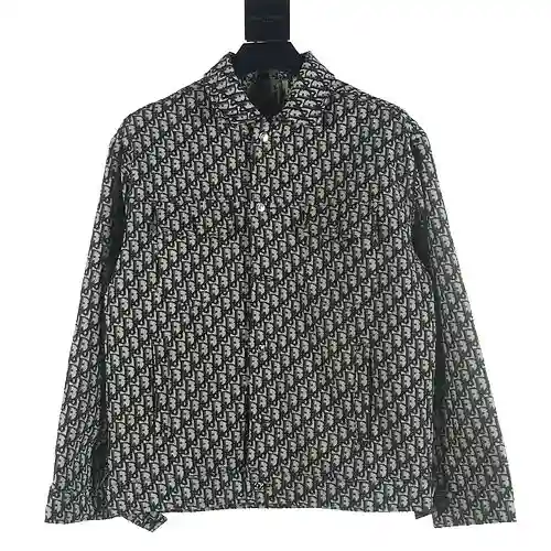 Dior CD 23FW chaqueta con letras en jacquard