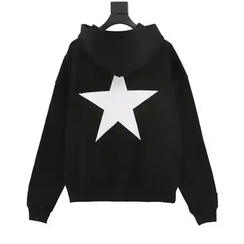 FOG FEAR OF*GOD multi-line ESSENTIALS five-pointed star print hooded sweatshirt