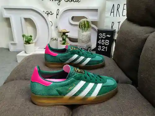 321D Zapatillas de deporte Adlidas originales Gazelle Indoor, auténticas, de tamaño medio, de nivel 