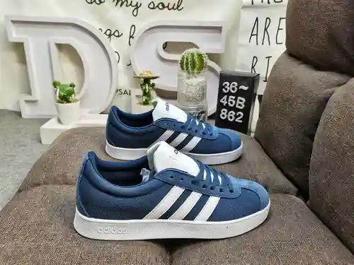 862D Adidas VL Court 2.0 NEO series zapatillas casual transpirables, cómodas y ligeras